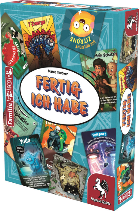 EAN 4250231743757 - Pegasus FERTIG ICH HABE DONE I HAVE 20 min Juego De Cartas Familia imagen 2