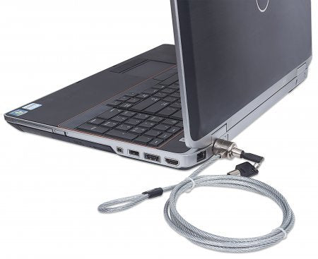 EAN 0766623440271 - Manhattan 440271 cable antirrobo Plata 1,4 m imagen 2