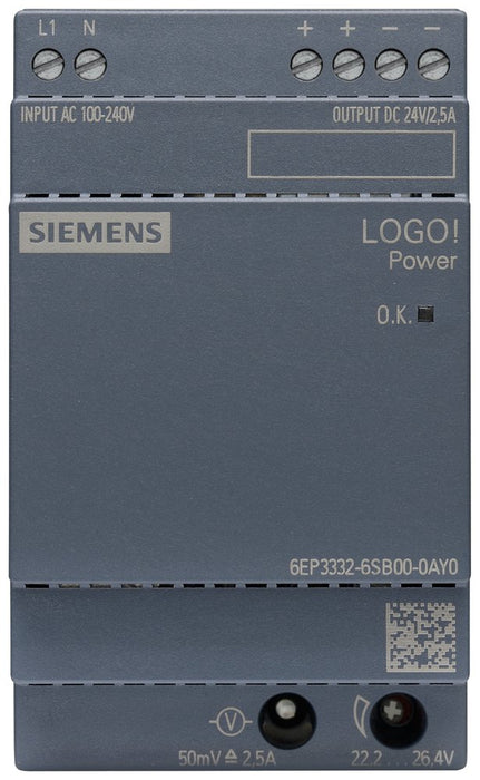 EAN 4025515154853 - Siemens 6EP3332-6SB00-0AY0 adaptador e inversor de corriente Interior Multicolor imagen 2