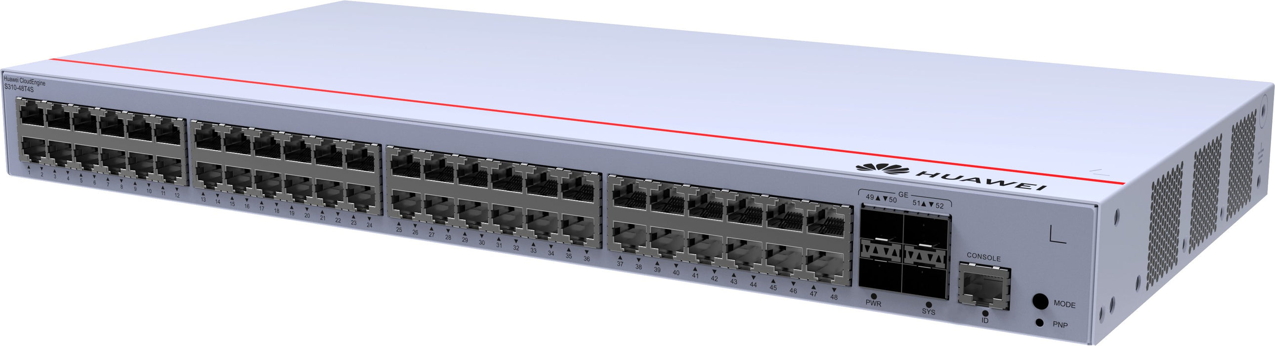 EAN 0886598337700 - HUAWEI eKit S310 Series S310-48T4S Gestionado L2+ Gigabit Ethernet (10/100/1000) 1U Gris imagen 3