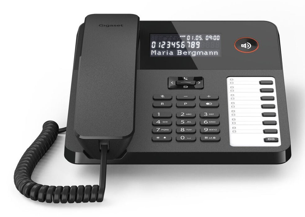 EAN 4250366868943 - Gigaset DESK 600 Teléfono analógico Identificador de llamadas Negro imagen 3