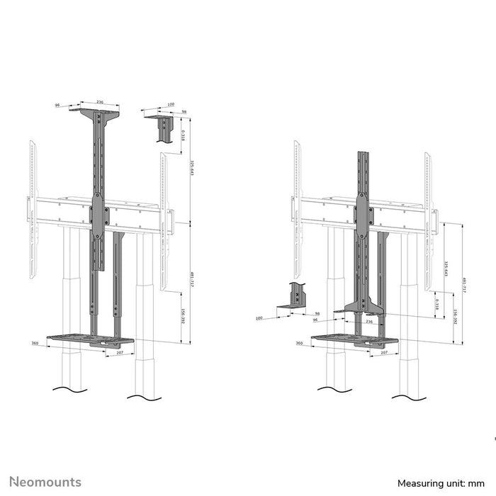 EAN 8717371449766 - Neomounts AFL-875WH1 accesorio para soporte de televisor imagen 20