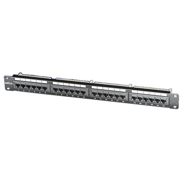 EAN 7611990135684 - ROLINE Cat.5e 19" Patch Panel, 24 Ports, UTP black imagen 1