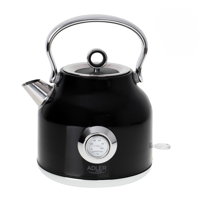 EAN 5903887808644 - Adler AD 1346B tetera eléctrica 1,7 L 2200 W Negro, Metálico imagen 1