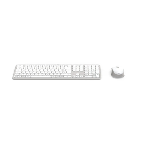 EAN 4047443520487 - Hama WKM-550 teclado Ratón incluido Hogar / Oficina RF Wireless + Bluetooth QWERTZ Alemán Gris, Blanco imagen 2