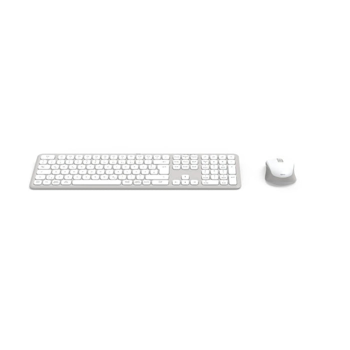 EAN 4047443520487 - Hama WKM-550 teclado Ratón incluido Hogar / Oficina RF Wireless + Bluetooth QWERTZ Alemán Gris, Blanco imagen 2