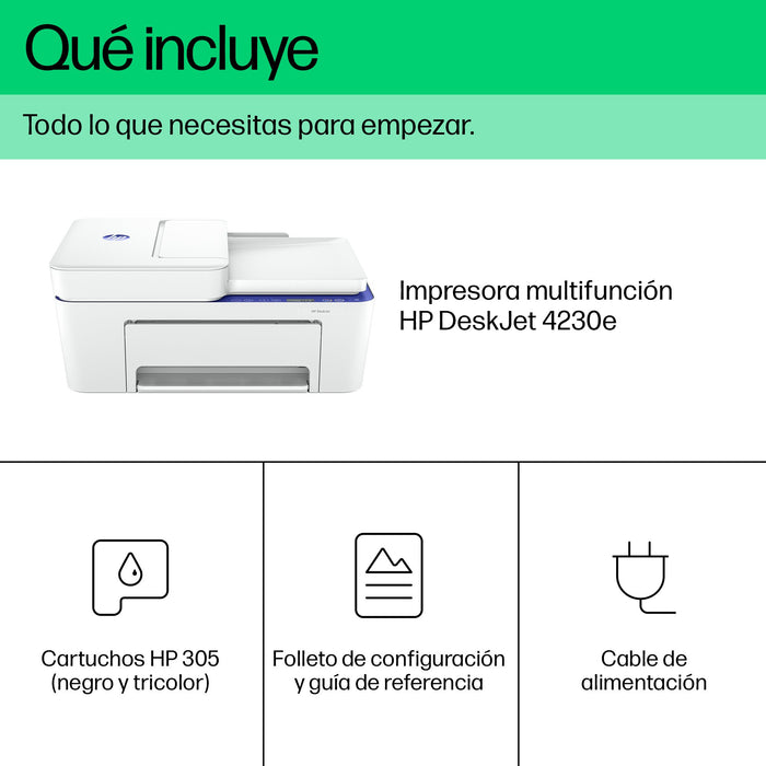 EAN 0196337820845 - HP DeskJet 4230e All-in-One Printer Inyección de tinta térmica A4 4800 x 1200 DPI 8,5 ppm imagen 6