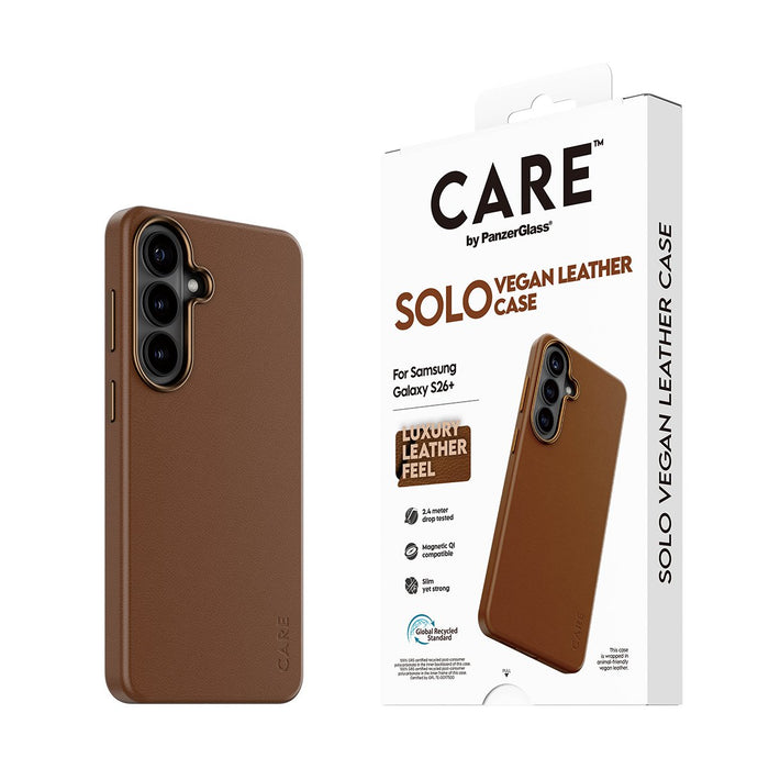 EAN 5715685037931 - PanzerGlass CARE™ by ® Solo Case Brown w. Qi Samsung Galaxy S26+ funda para teléfono móvil Marrón imagen 6