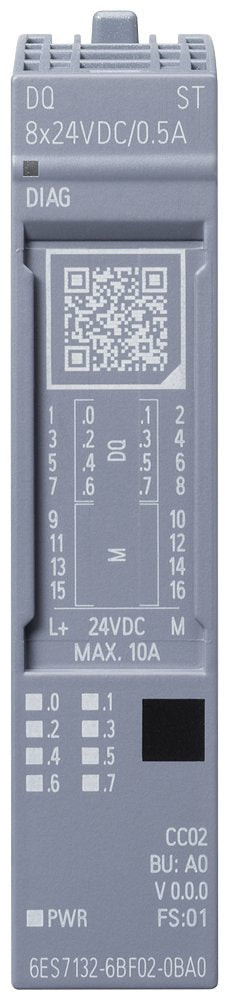EAN 4047623408703 - Siemens 6ES7132-6BF01-0BA0 adaptador e inversor de corriente Interior Multicolor imagen 2
