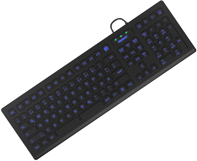 EAN 4250078169581 - KeySonic KSK-8031INEL-B (DE) teclado Industrial USB QWERTZ Alemán Negro imagen 1