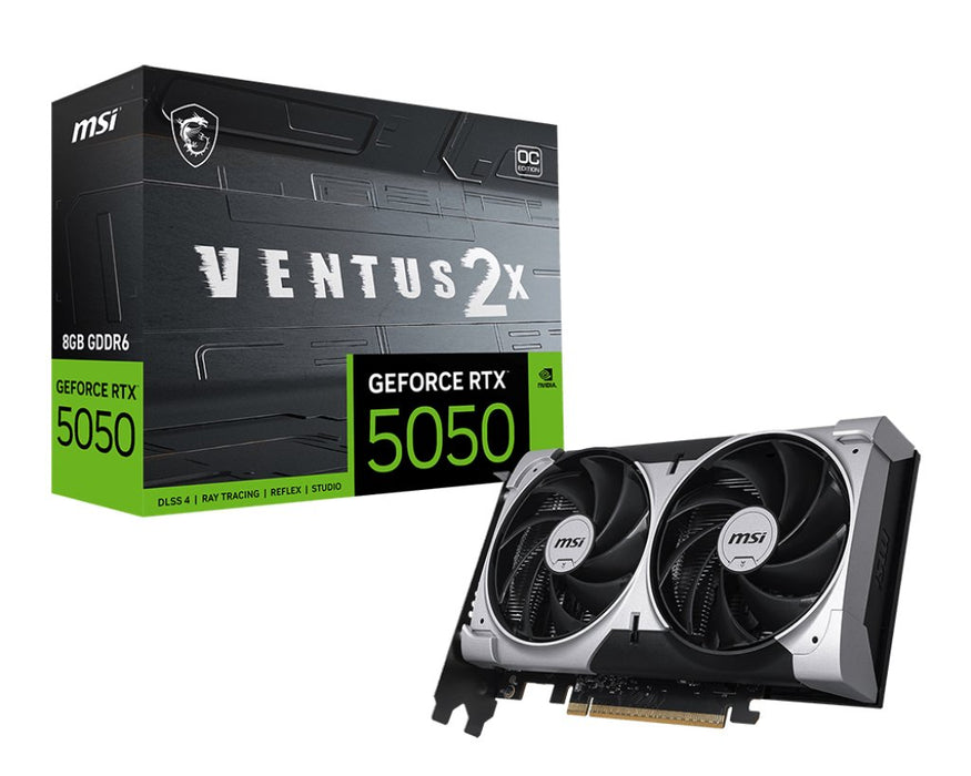 EAN 4711377380003 - MSI GEFORCE RTX 5050 8G VENTUS 2X OC tarjeta gráfica NVIDIA 8 GB GDDR6 imagen 1