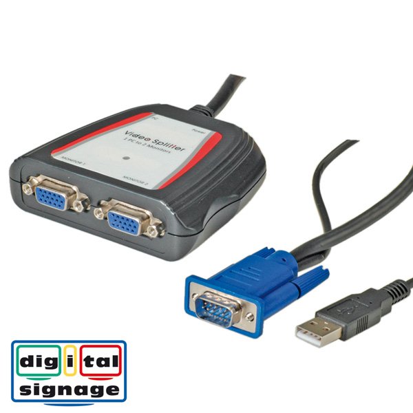 EAN 7611990192205 - VALUE 14.99.3523 divisor de video VGA 2x VGA imagen 2