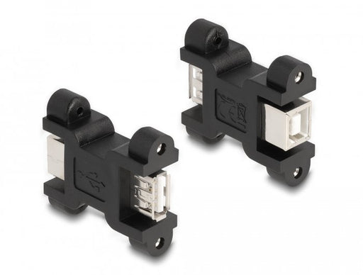 EAN 4043619660766 - DeLOCK 66076 cambiador de género para cable USB A USB B Negro imagen 1
