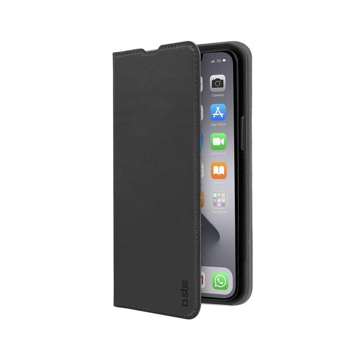 EAN 8018417337048 - SBS TEBKLITEIP1361K funda para teléfono móvil 15,5 cm (6.1") Funda cartera Negro imagen 1
