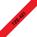 EAN 0012502625896 - Brother TZE-421 cinta para impresora de etiquetas Negro sobre rojo imagen 1