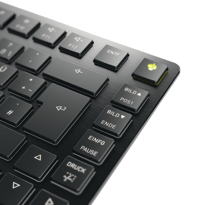 EAN 4025112117671 - CHERRY KW X ULP 2.0 MINI teclado Hogar / Oficina USB + RF Wireless + Bluetooth QWERTZ Alemán Negro imagen 5