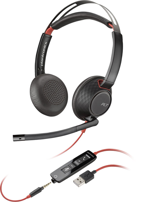 EAN 0017229173354 - Poly Blackwire 5220 Stereo USB-A Headset Alámbrico Diadema Oficina/Centro de llamadas Negro imagen 4