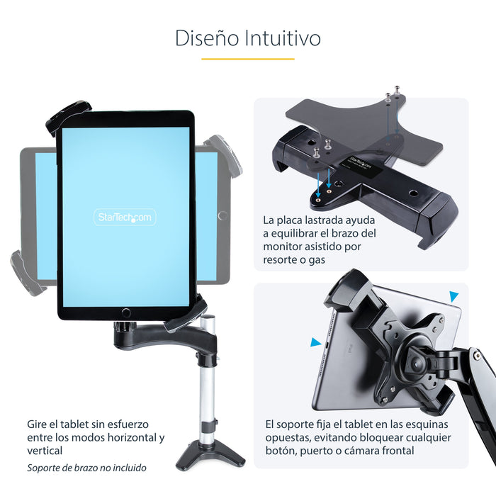 EAN 0065030895354 - StarTech.com TABLET-VESA-ADAPTER soporte Soporte pasivo Tablet/UMPC Negro imagen 14