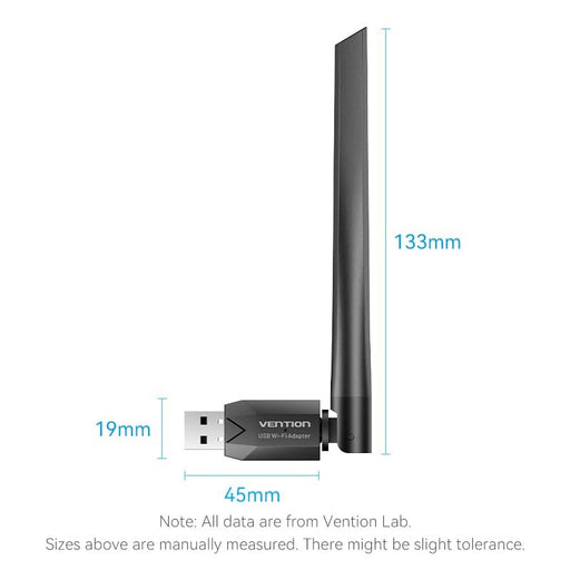 EAN 6922794784475 - Vention KDTB0 adaptador y tarjeta de red WLAN 633 Mbit/s imagen 2