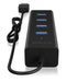 EAN 4250078165873 - ICY BOX IB-HUB1409-U3 USB 3.2 Gen 1 (3.1 Gen 1) Type-A 5000 Mbit/s Negro imagen 7