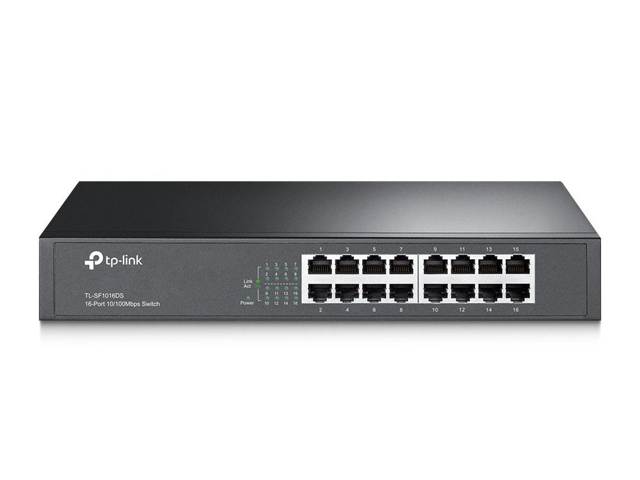 EAN 0845973020880 - TP-Link TL-SF1016DS No administrado Fast Ethernet (10/100) Negro imagen 1