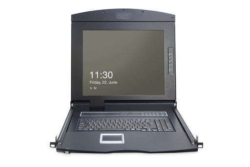 EAN 4016032449454 - Digitus DS-72210-2US consola de rack 43,2 cm (17") 1280 x 1024 Pixeles Negro 1U imagen 2