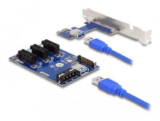 EAN 4043619414420 - DeLOCK 41442 tarjeta y adaptador de interfaz Interno PCIe, SATA, USB 3.2 Gen 1 (3.1 Gen 1) imagen 1