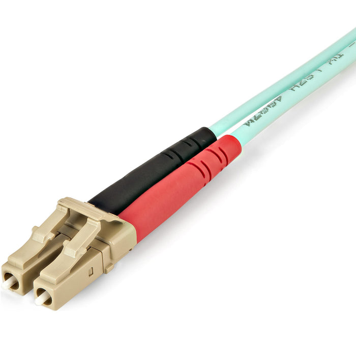 EAN 0065030870818 - StarTech.com 450FBLCLC2 Cable de fibra óptica e InfiniBand Color aguamarina imagen 3