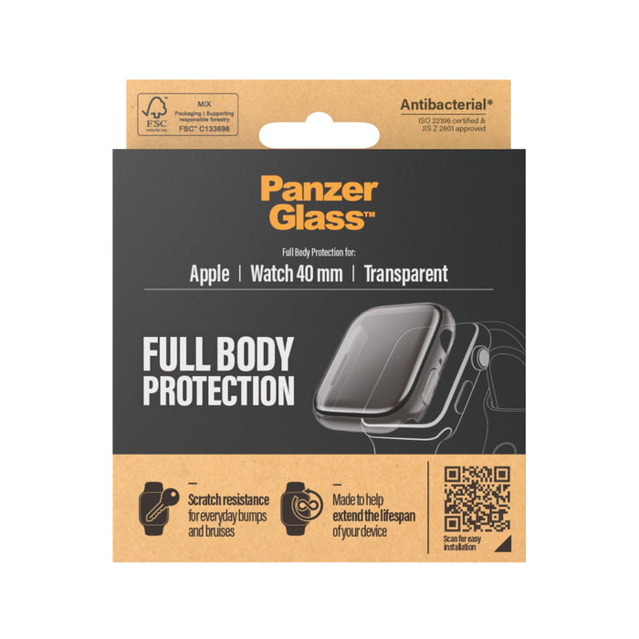 EAN 5711724036422 - PanzerGlass ® Full body Case Transparent Apple Watch Series SE 3 | 6 | 5 | 4 | 40mm Protector de pantalla imagen 3