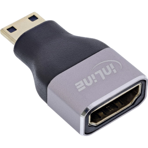 EAN 4043718338207 - InLine 17991C cambiador de género para cable HDMI A Mini HDMI C Negro, Gris imagen 2