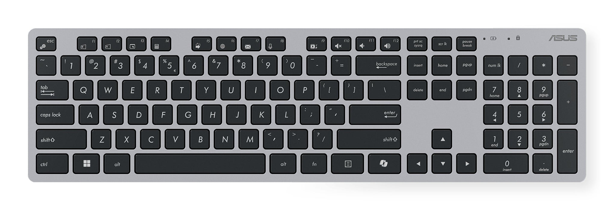 EAN 4711387538395 - ASUS W5000 Wireless Keyboard and Mouse Set teclado Ratón incluido Universal RF inalámbrico Gris imagen 3
