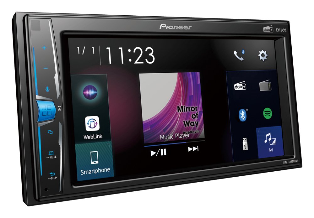 EAN 4988028449161 - Pioneer DMH-A3300DAB receptor multimedia para coche Negro Bluetooth imagen 2