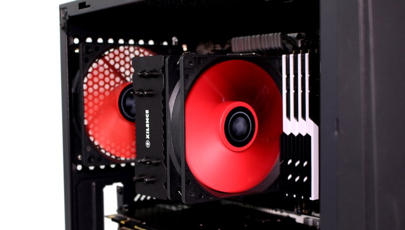 EAN 4044953501340 - Xilence M704 Procesador Enfriador 12 cm Negro, Rojo imagen 11