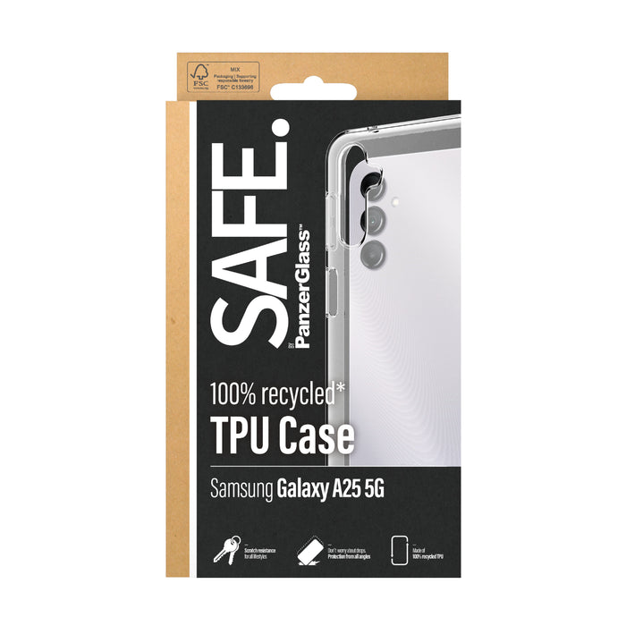 EAN 5711724956836 - PanzerGlass SAFE. by ® TPU Case Samsung Galaxy A25 5G | Transparent funda para teléfono móvil Transparent imagen 3