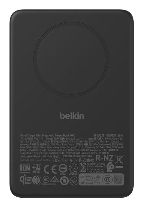 EAN 0745883954568 - Belkin BPD022HQBK batería externa 10000 mAh Cargador inalámbrico Negro imagen 2
