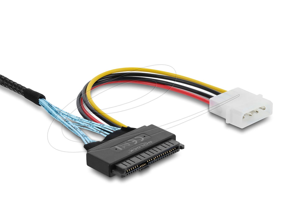 EAN 4043619822966 - DeLOCK 82296 cable Serial Attached SCSI (SAS) 0,5 m 16 Gbit/s Negro imagen 2