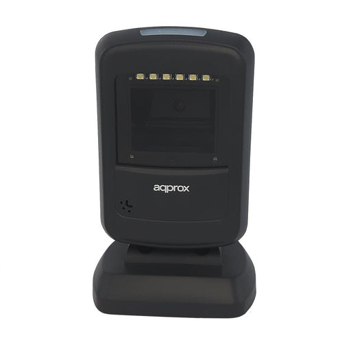 EAN 8435099527237 - Approx appLS07DESK Lector de códigos de barras fijo 1D/2D CMOS Negro, Gris imagen 2