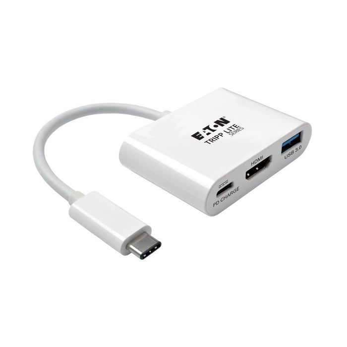 EAN 37332193933 - Tripp Lite U444-06N-HU-C base para portátil y replicador de puertos USB 3.2 Gen 1 (3.1 Gen 1) Type-C Blanco imagen 1