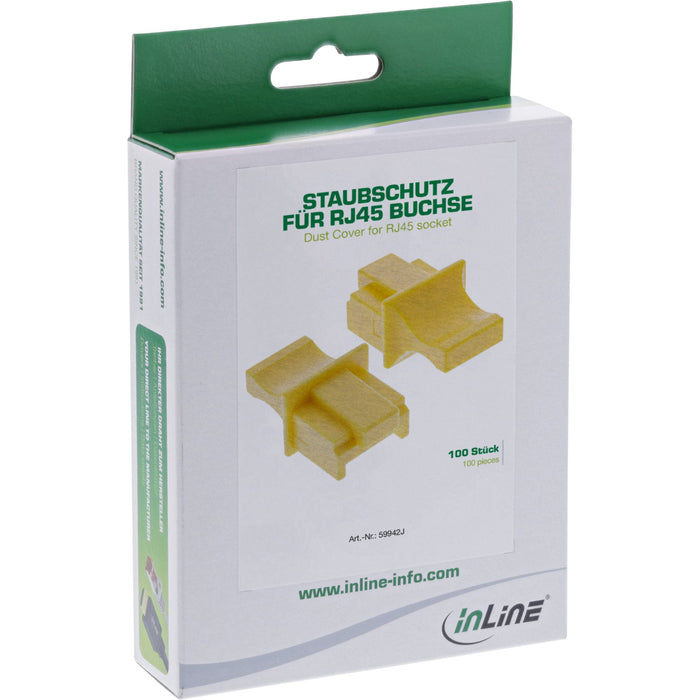 EAN 4043718176137 - InLine 59942J protector contra el polvo Amarillo imagen 3
