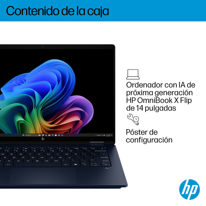 EAN 199251160431 - HP OmniBook X FlipNGAI 14-fm0010ns Copilot+ PC Intel Core Ultra 7 258V Híbrido (2-en-1) 35,6 cm (14") Pant imagen 6