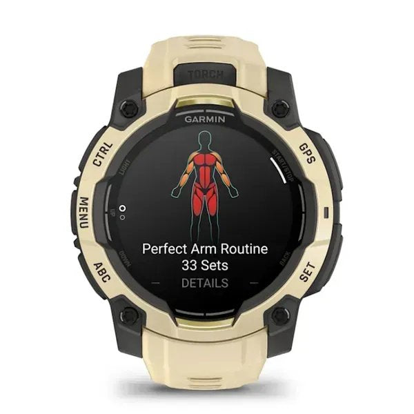 EAN 753759357122 - Garmin Instinct 3 AMOLED 3,05 cm (1.2") 45 mm Digital 390 x 390 Pixeles Pantalla táctil Beige, Gris GPS (s imagen 7