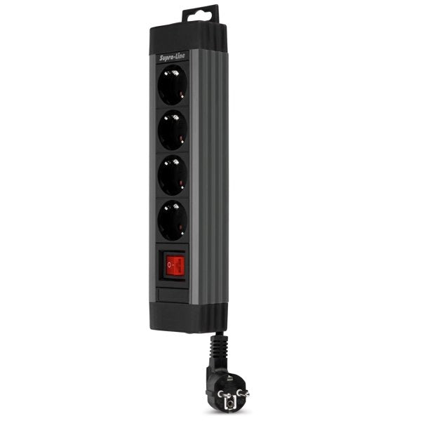 EAN 4006341608291 - REV 14412513 base múltiple 1,9 m 4 salidas AC Interior Antracita imagen 5