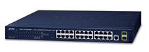 EAN 4711605280785 - PLANET GS-4210-24T2S switch Gestionado L2 Gigabit Ethernet (10/100/1000) 1U Azul imagen 1
