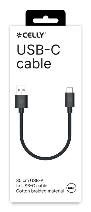 EAN 8021735209263 - Celly USBAUSBCCOT30BK cable USB 1,5 m USB C Blanco imagen 4