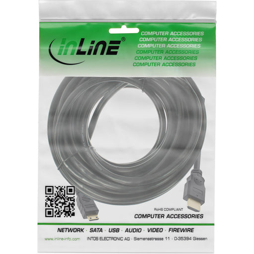 EAN 4043718110728 - InLine 17460P cable HDMI 10 m HDMI Type C (Mini) HDMI tipo A (Estándar) Negro imagen 2
