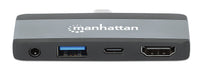 EAN 0766623190404 - Manhattan 190404 base para portátil y replicador de puertos Alámbrico USB 3.2 Gen 2 (3.1 Gen 2) Type-C Gr imagen 3