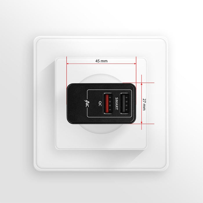 EAN 8595247905857 - Axagon ACU-QS24 cargador de dispositivo móvil Smartphone Negro Corriente alterna Carga rápida Interior imagen 10