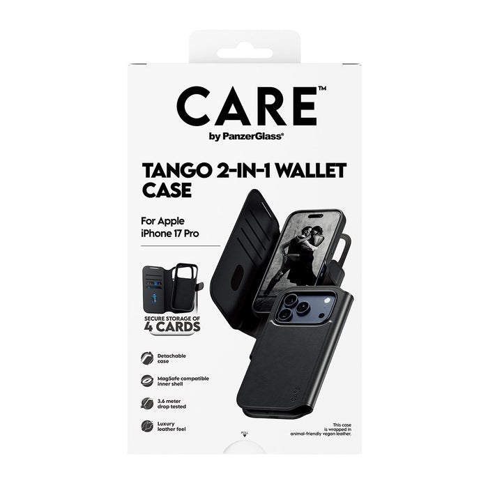 EAN 5715685026775 - PanzerGlass CARE™ by ® Tango 2-in-1 Wallet Case w. MagSafe iPhone 17 Pro funda para teléfono móvil Negro imagen 3