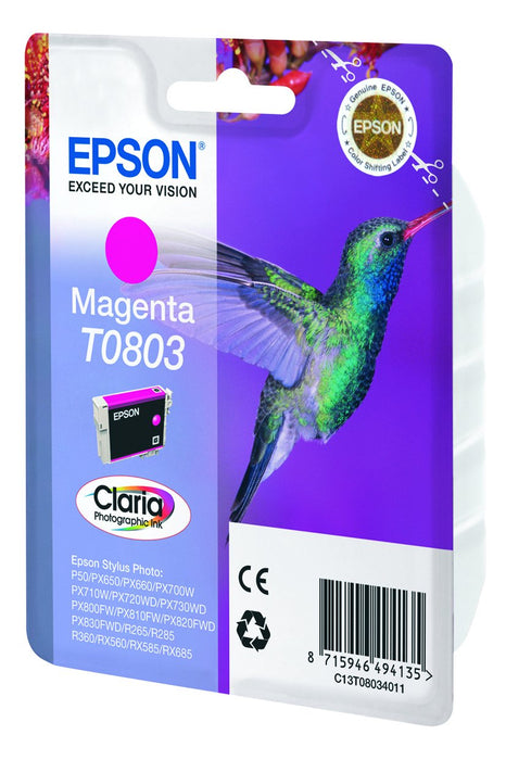 EAN 8715946494203 - Epson Hummingbird T0803 cartucho de tinta 1 pieza(s) Original imagen 9