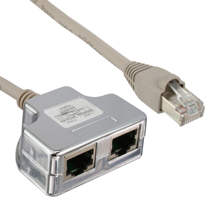 EAN 4043718017355 - InLine 69995 cambiador de género para cable Plata imagen 1